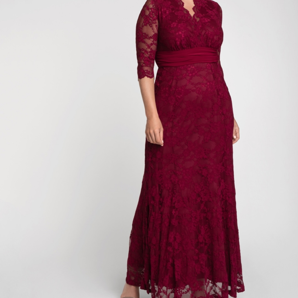 Kiyonna Plus Size Lace Dress Size 1